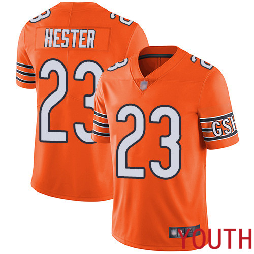 Chicago Bears Limited Orange Youth Devin Hester Alternate Jersey NFL Football #23 Vapor Untouchable->youth nfl jersey->Youth Jersey